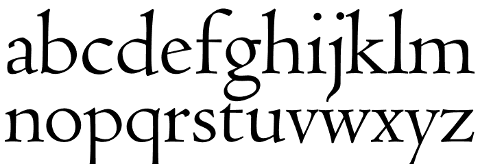 Coelacanth Subheading Fonte MINÚSCULAS