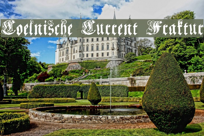 Coelnische Current Fraktur Font examples