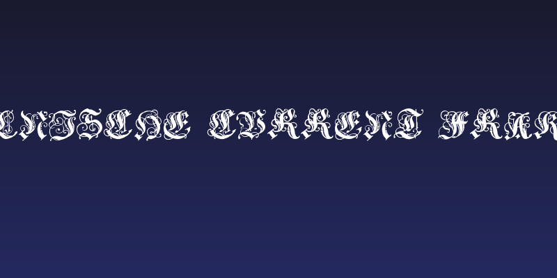 Coelnische Current Fraktur Social Header