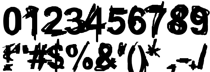 Coercion Regular Font OTHER CHARS