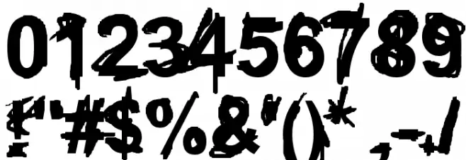 Coercion Regular Font OTHER CHARS