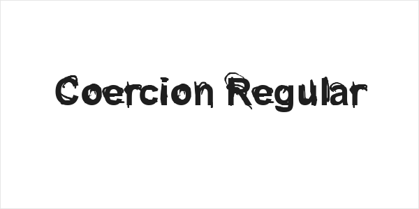 Coercion Regular Logo