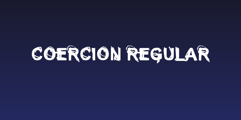 Coercion Regular Social Header