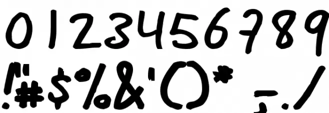 CoertSchrift-Dik Font OTHER CHARS