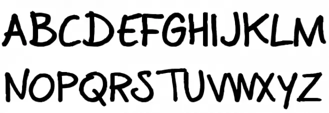 CoertSchrift-Dik 字体 大写