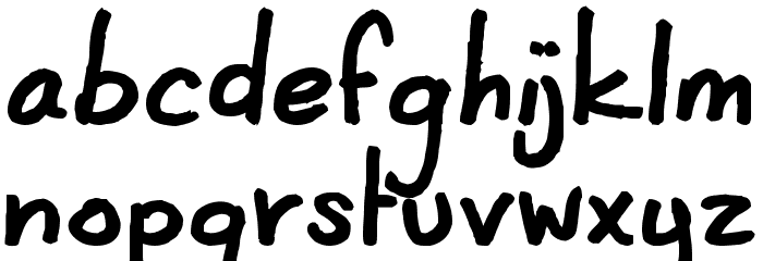 CoertSchrift-Dik Font LOWERCASE