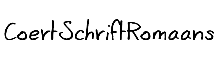 CoertSchriftRomaans Font