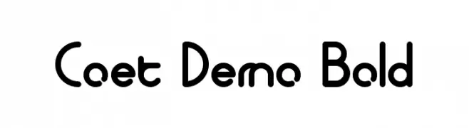 Coet Demo Bold  font caratteri gratis