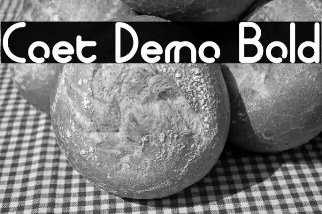 Coet Demo Bold Font examples