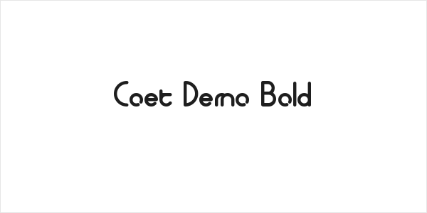 Coet Demo Bold Logo