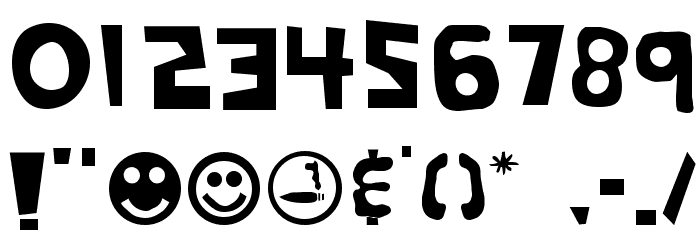 Cof Font OTHER CHARS