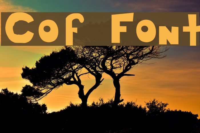 Cof Font examples