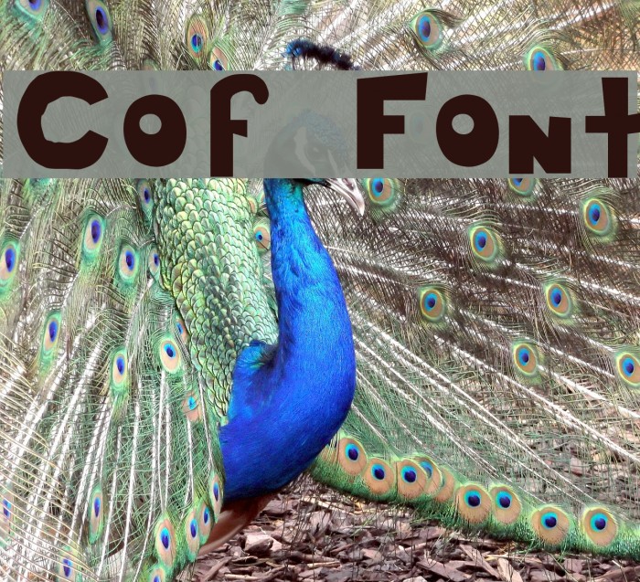 Cof Font examples