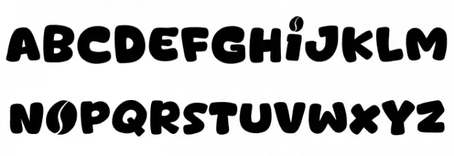Cofeben Schriftart Groß