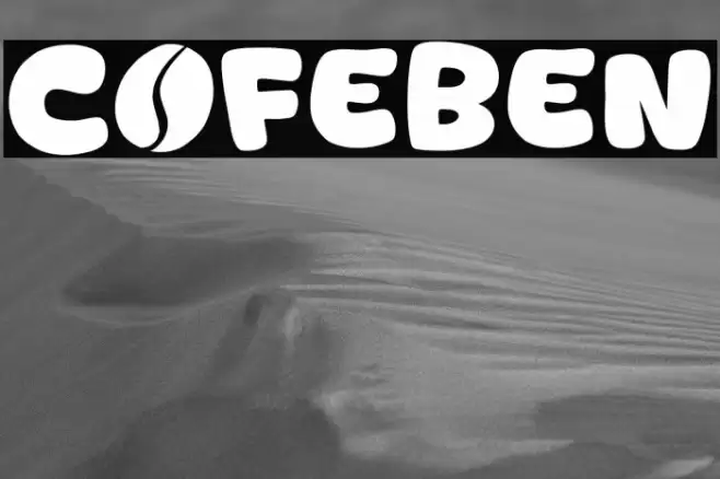 Cofeben Font examples