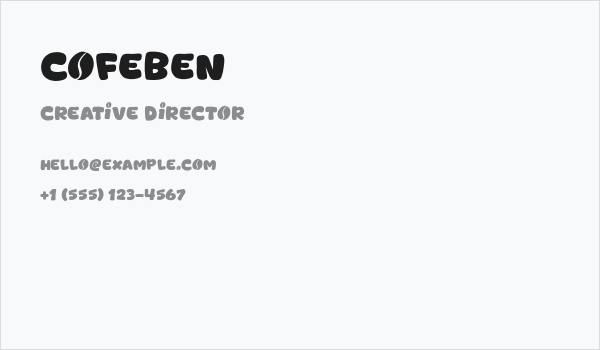 Cofeben Business Card