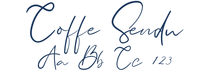 Coffe Sendu Font Preview