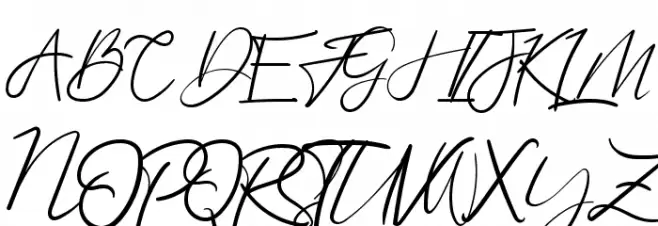 Coffe Sendu Font UPPERCASE