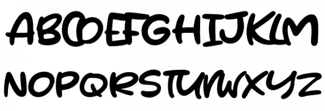 CoffeCake Schriftart Groß