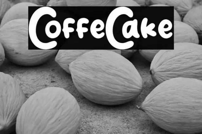 CoffeCake Font examples