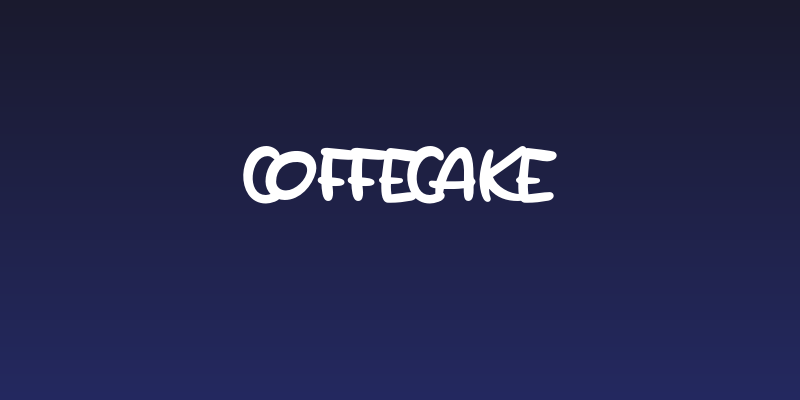 CoffeCake Social Header