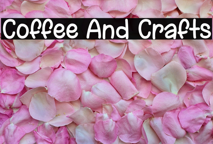 Coffee And Crafts Example 2