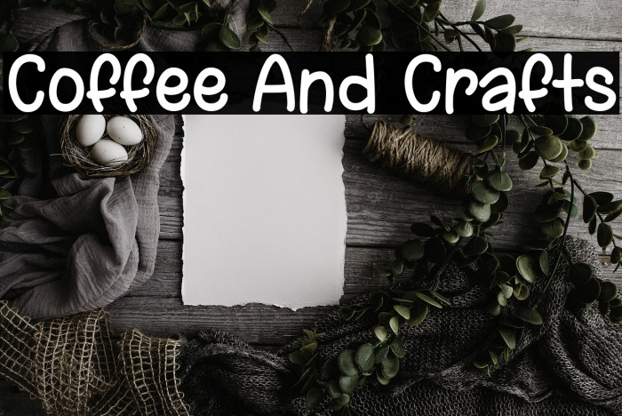 Coffee And Crafts Example 3