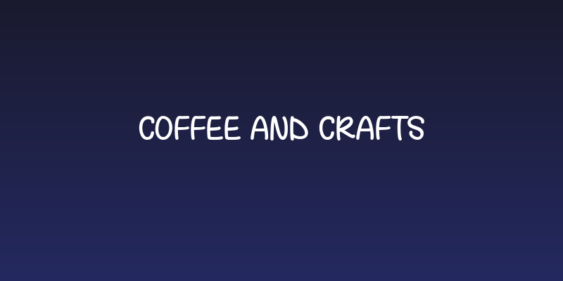 Coffee And Crafts Social Header