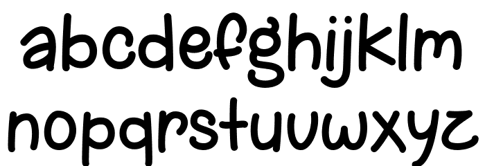 Coffee And Crafts Font LOWERCASE