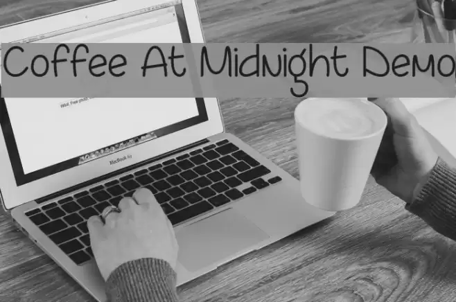 Coffee At Midnight Demo Font examples