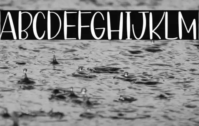 Coffee Bean Font examples