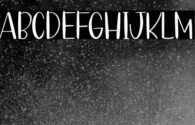 Coffee Bean Font examples