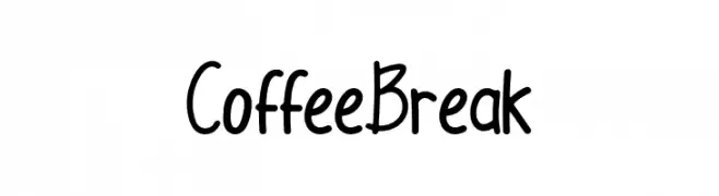 Coffee Break  font caratteri gratis