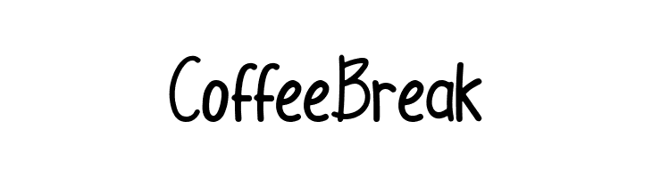 Coffee Break  Frei Schriftart Herunterladen