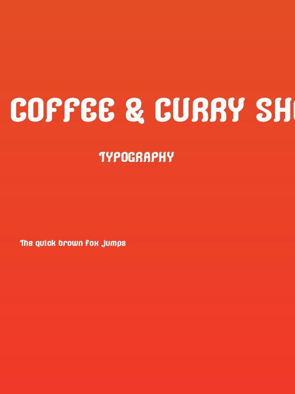 Coffee & Curry Shop__G Poster