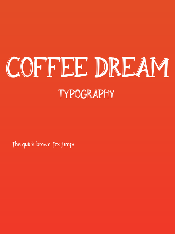 Coffee Dream Demo Poster