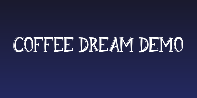 Coffee Dream Demo Social Header