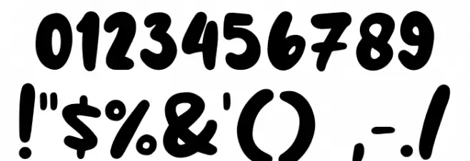 Coffee Extra フォント その他の文字