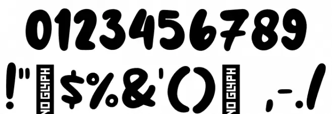 Coffee Extra Font OTHER CHARS