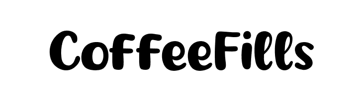 Coffee Fills  Frei Schriftart Herunterladen
