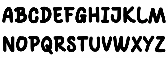 Coffee Free フォント 大文字