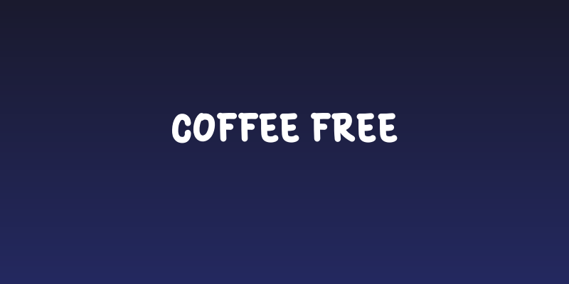Coffee Free Social Header