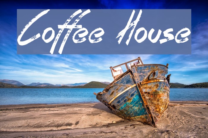 Coffee House Font examples