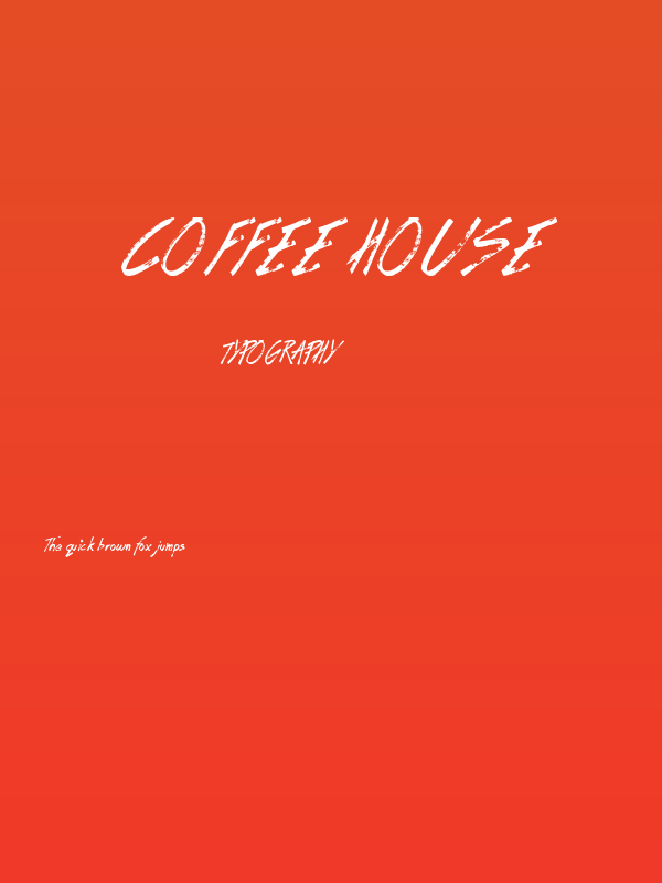 Coffee House Poster