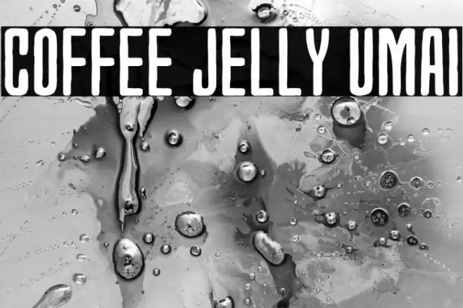 Coffee Jelly Umai Font examples