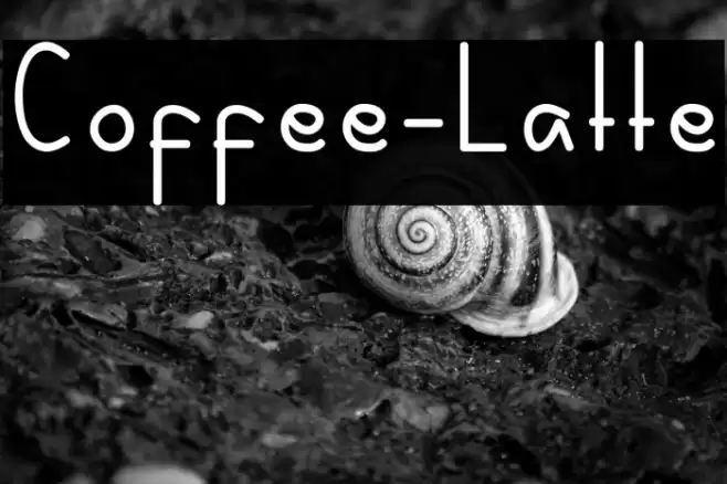 Coffee-Latte Font examples