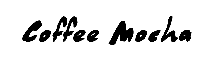 Coffee Mocha  Fuentes Gratis Descargar