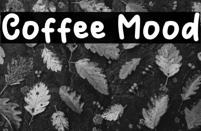 Coffee Mood Caratteri examples