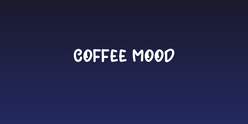 Coffee Mood Social Header