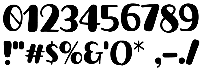 Coffee Normal Font OTHER CHARS